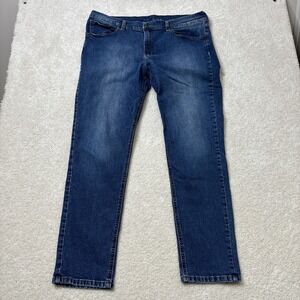 MOTT AND BOW Jeans Women's 32x30 Blue Boyfriend Denim Medium Wash